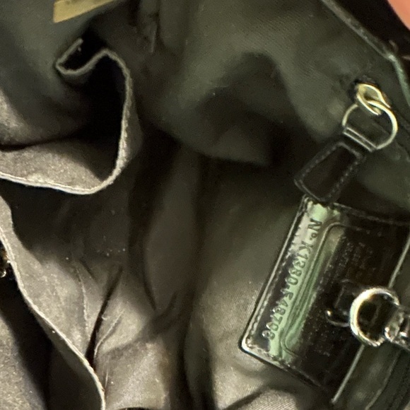 Coach Vintage Black Mini Tote Bag Y2K 90s Monogram Signature Purse Handbag Women - Picture 5 of 6